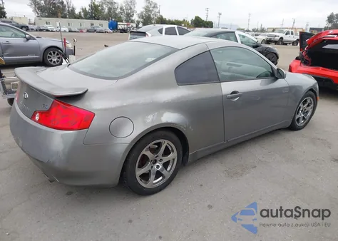 2003 Infiniti G35 Base W/Leather from USA, damaged, VIN JNKCV54E23M204554